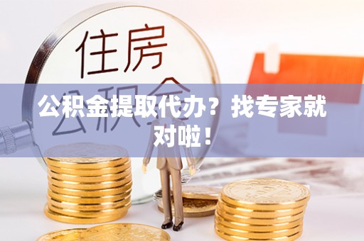 黑河公积金提取代办？找专家就对啦！